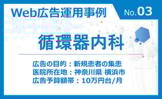 【広告運用事例のご紹介 No.03】循環器内科（神奈川県横浜市）
