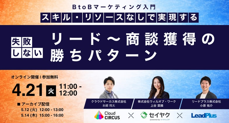 2026年｜BtoBマーケ入門 スキル・リソースがなくても実現できる 失敗しないリード獲得〜商談獲得の勝ちパターン