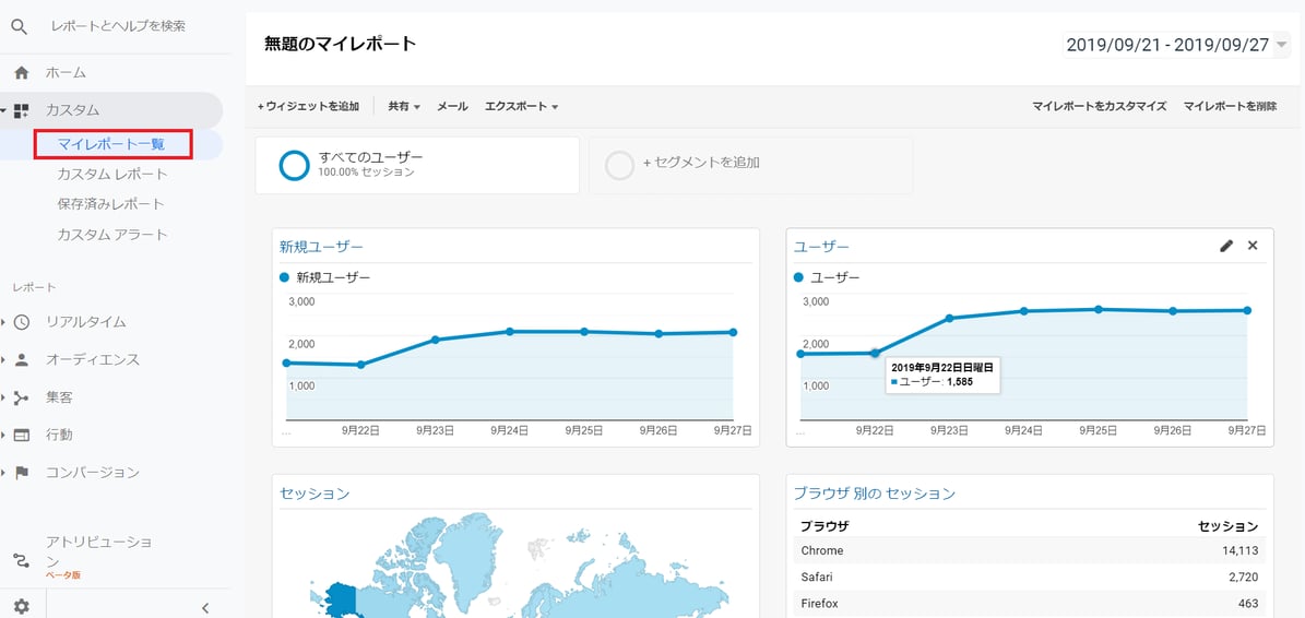 マイレポート