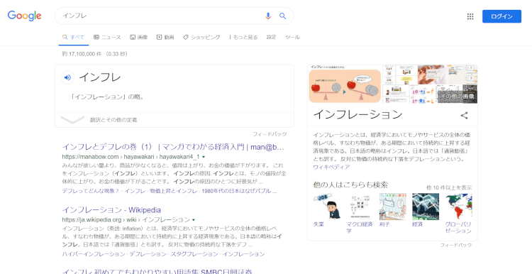 インフレ