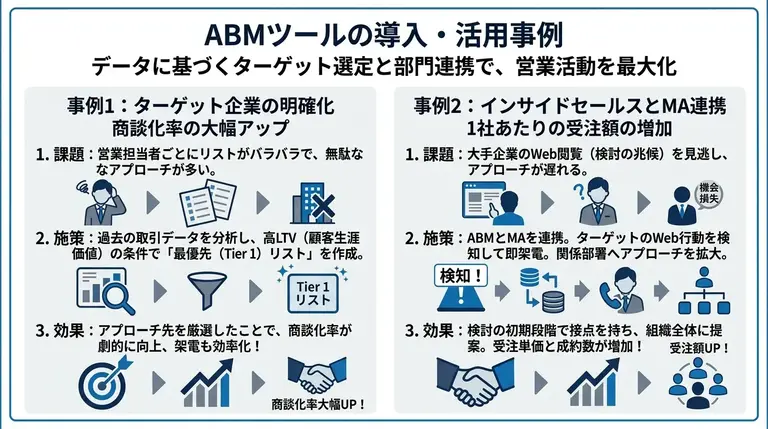 ABMツールの導入・活用事例