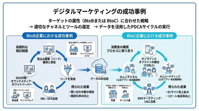 デジタルマーケティングの成功事例