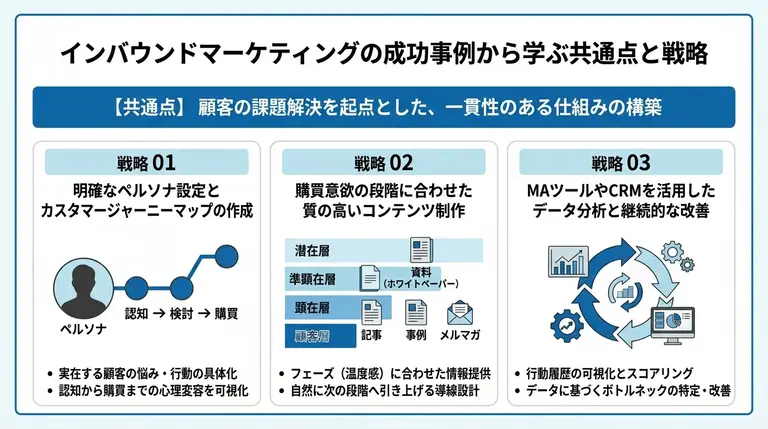 インバウンドマーケティングの成功事例から学ぶ共通点と戦略