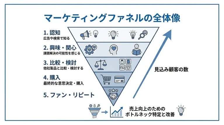 マーケティングファネルとは