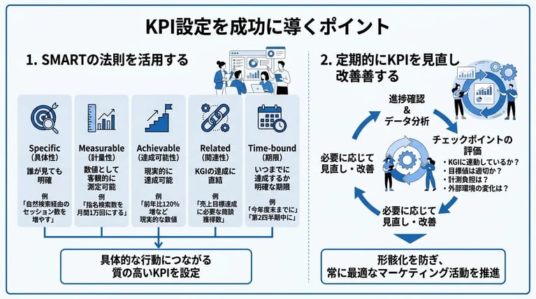 KPI設定を成功に導くポイント