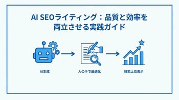 AIライティングとSEOの関係とは？品質を保つ書き方を解説