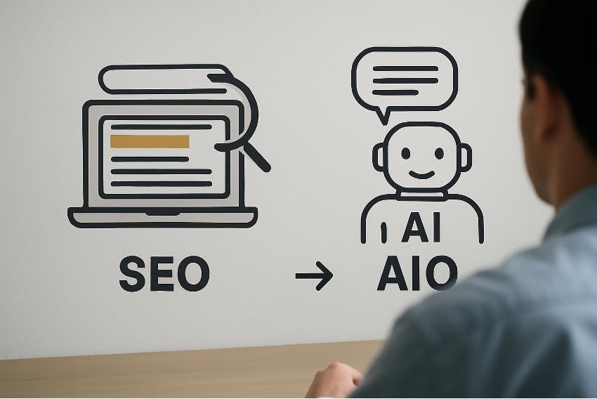 従来のSEOとAIO(AI検索最適化)の決定的な違い