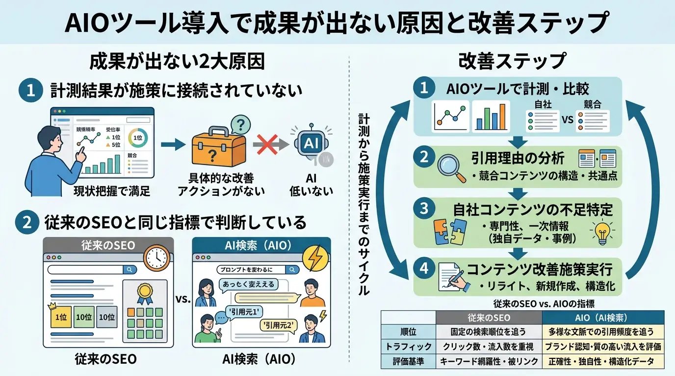 ツールを入れても成果が出ない典型パターン