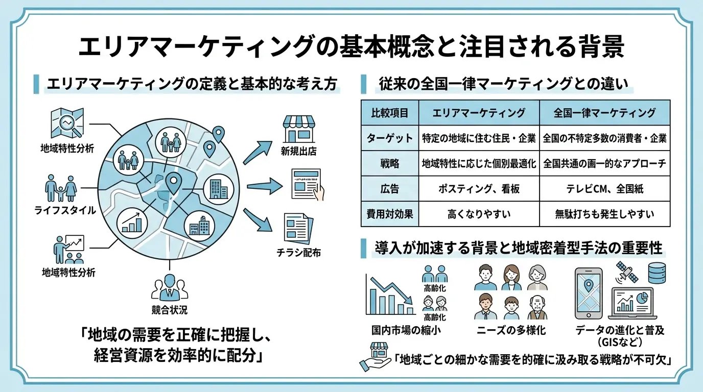 エリアマーケティングの基本概念と注目される背景