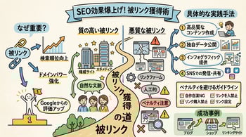 被リンク獲得の完全マップ！SEO効果を高める具体的な手法と成功事例