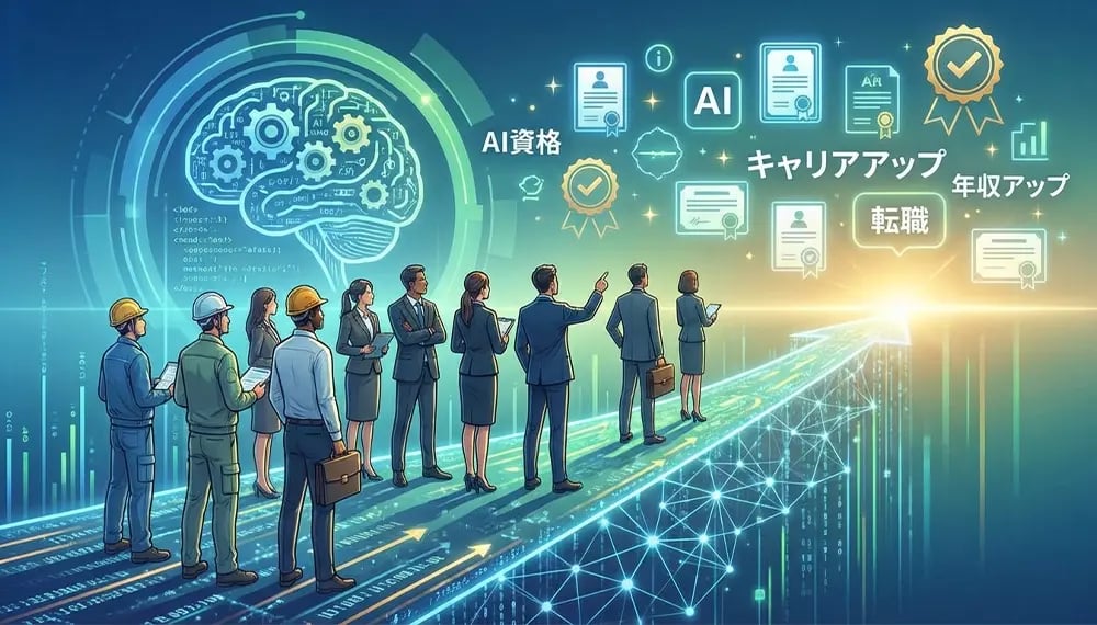 AI活用の資格で年収アップ？転職・就職に強い検定試験を徹底比較