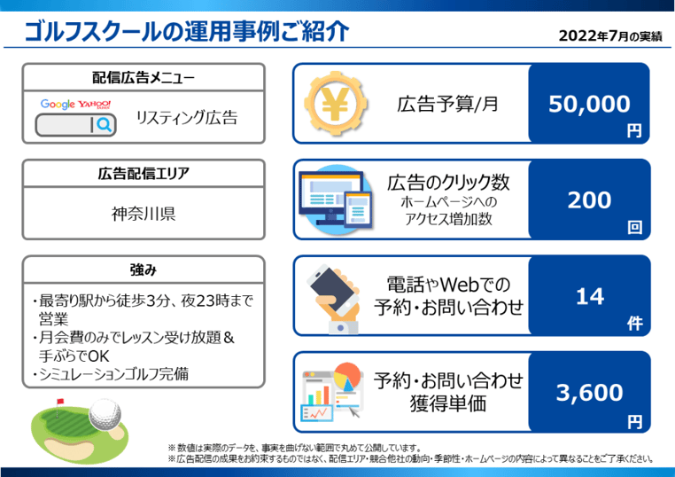 神奈川県横浜市のゴルフスクール様