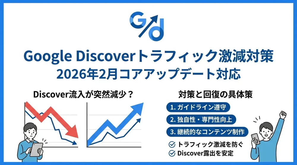 【2026年2月】Discoverコアアップデートの最新情報とトラフィック激減を防ぐ対策