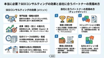 本当に必要？SEOコンサルティングの効果と自社に合うパートナーの見極め方