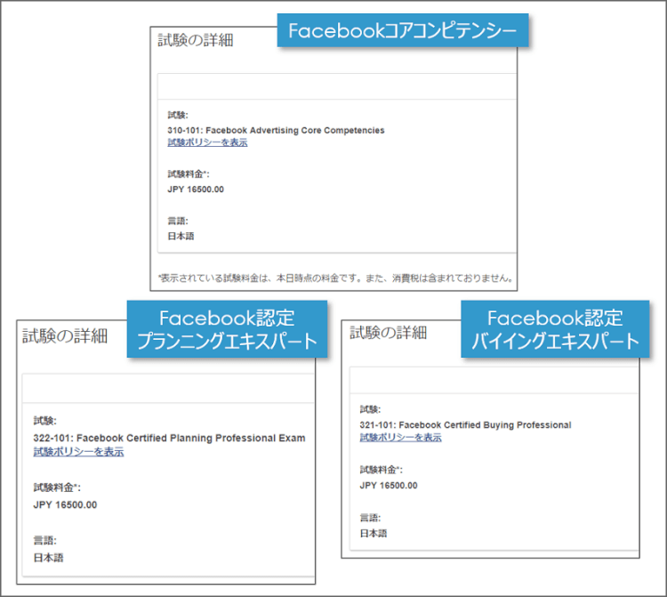 申し込み画面-受験料