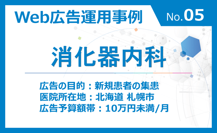 消化器内科の広告運用事例