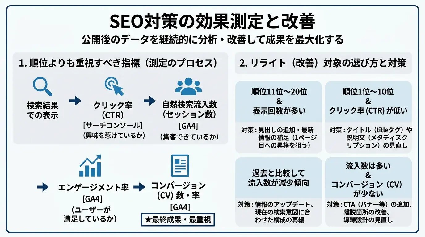 SEO対策の効果測定と改善