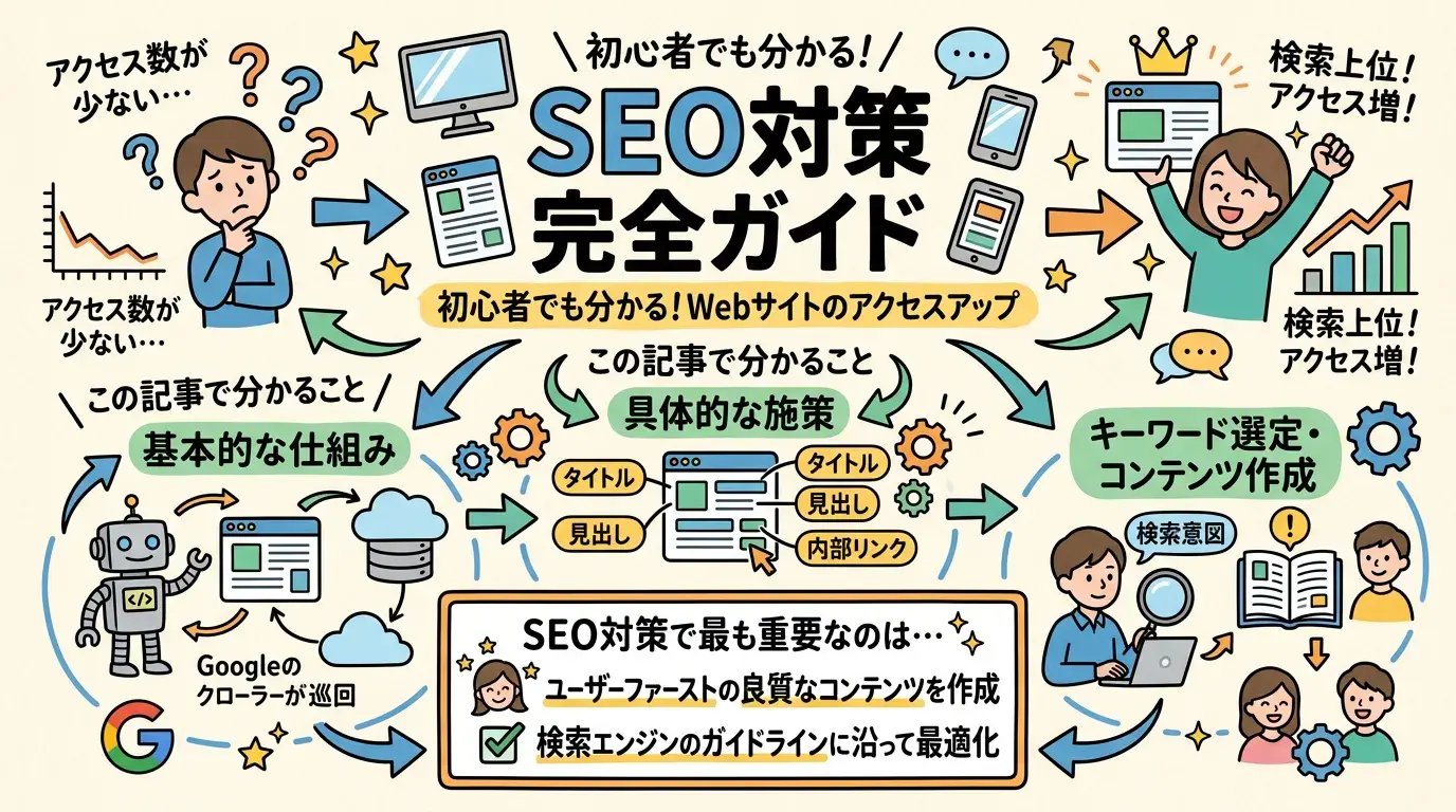 SEO対策とは?検索上位表示のための基本と実践ポイント