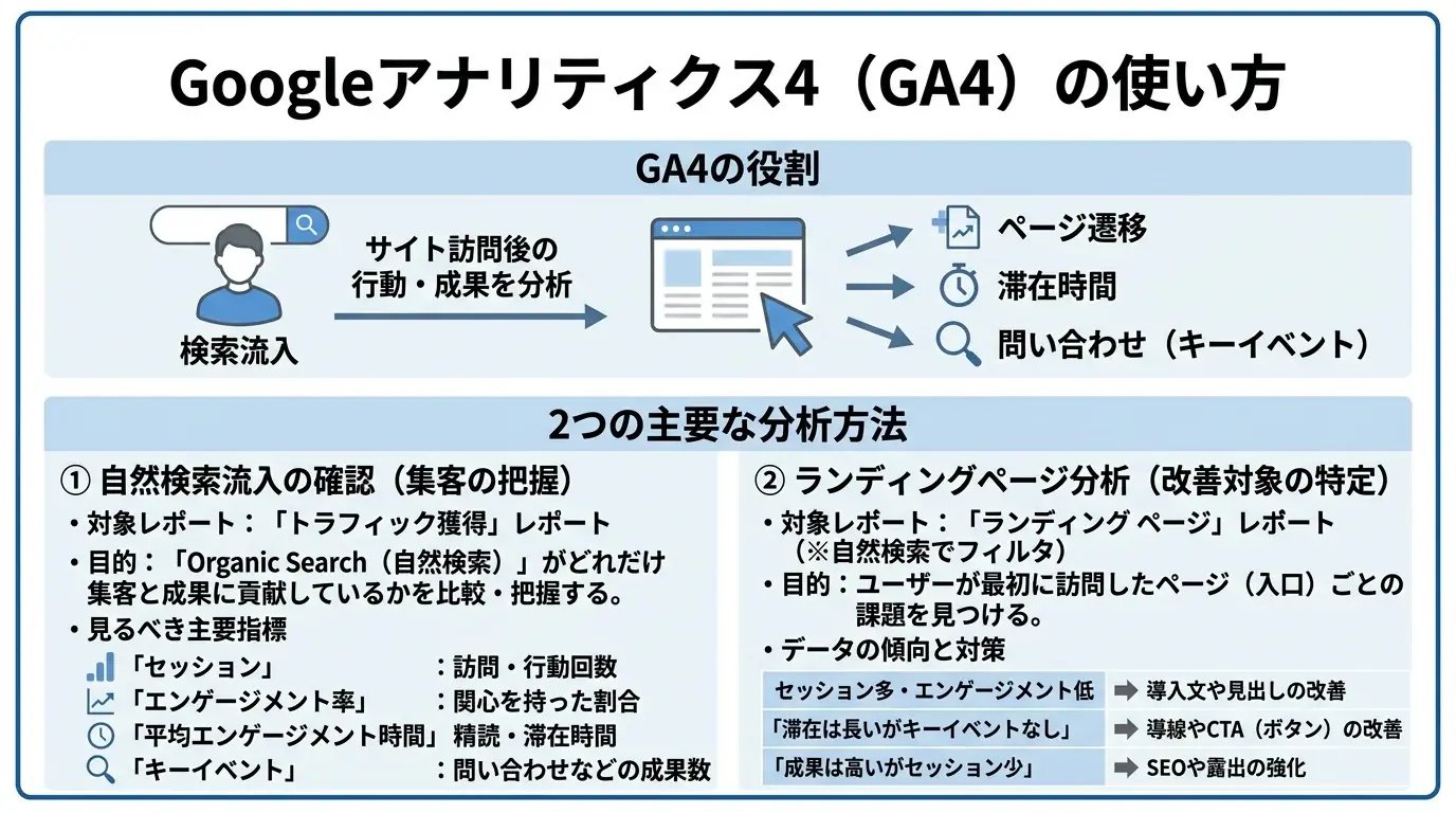 Googleアナリティクス4の使い方