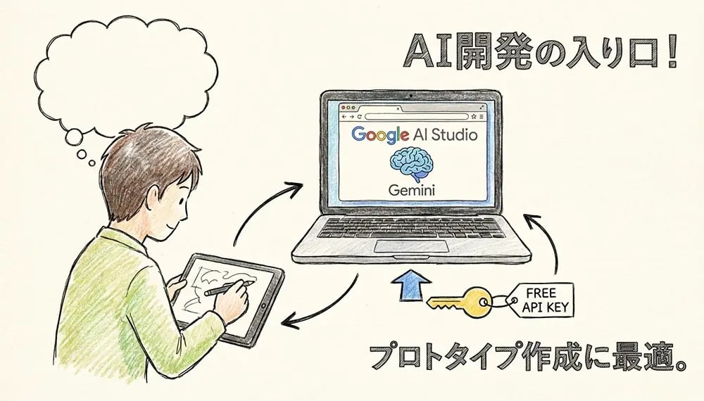 Google AI Studioの使い方完全ガイド！Gemini APIを無料で試す方法