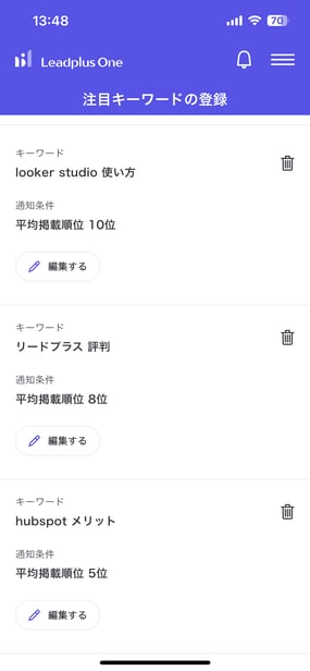 課題2.SEOで注力しているキーワードやページの順位が気になってチェックするのが大変