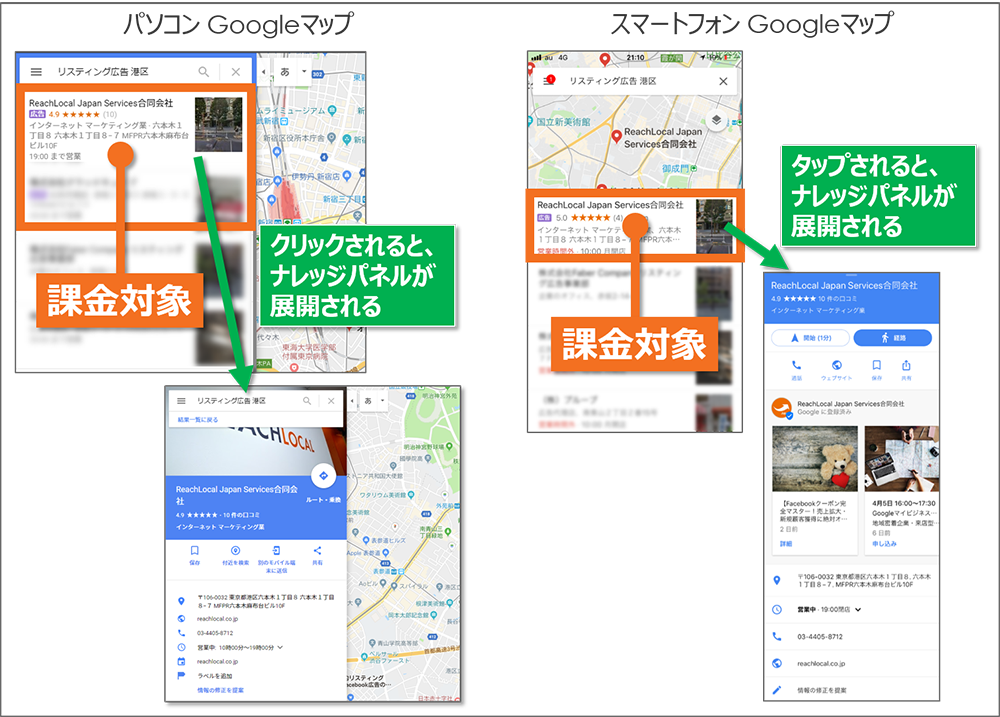 Googleマップ検索時の課金