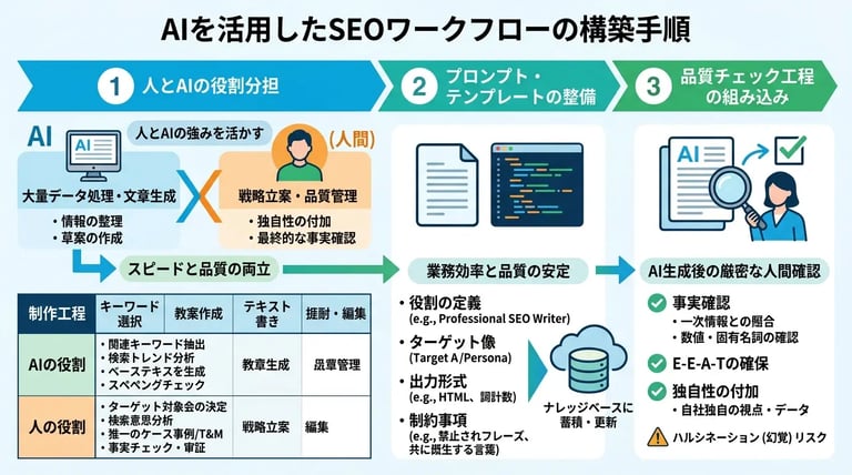 AIを活用したSEOワークフローの作り方