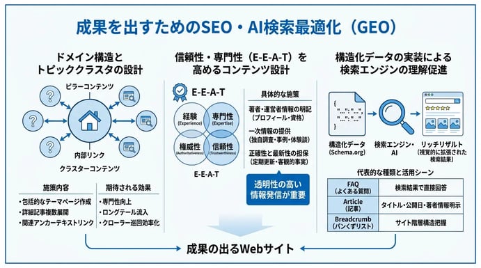 成果を出すためのSEO・AI検索最適化(GEO)