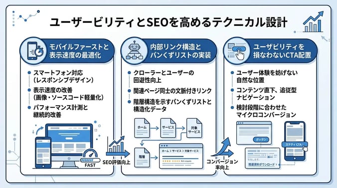 ユーザービリティとSEOを高めるテクニカル設計