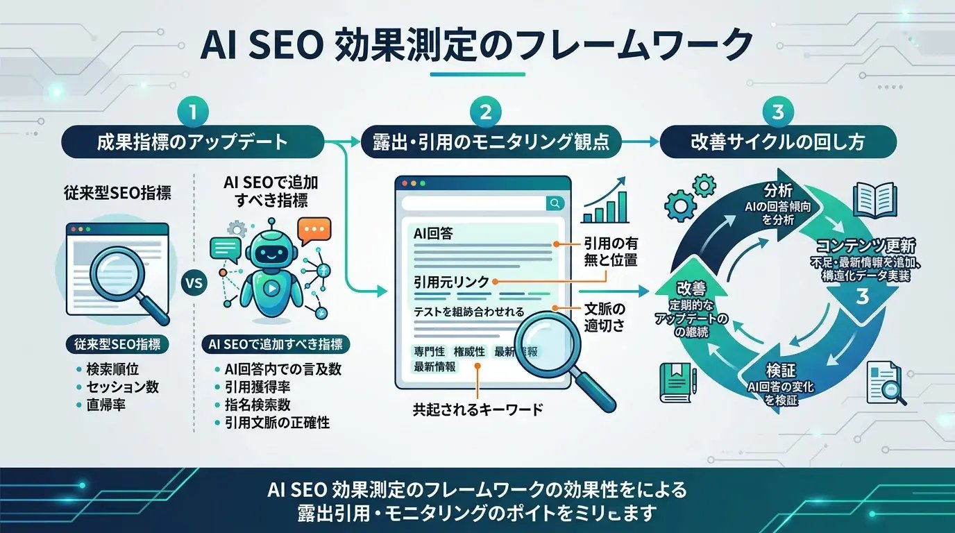 AI SEOの効果を測る観点
