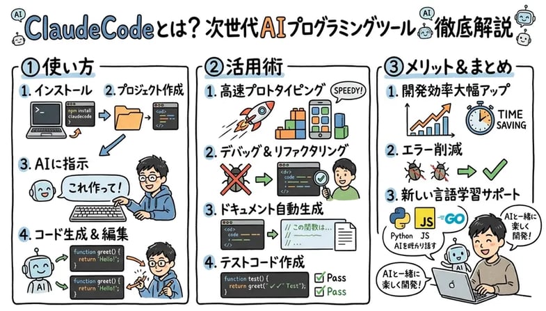 claudecodeとは？次世代AIプログラミングツールの使い方と活用術を徹底解説