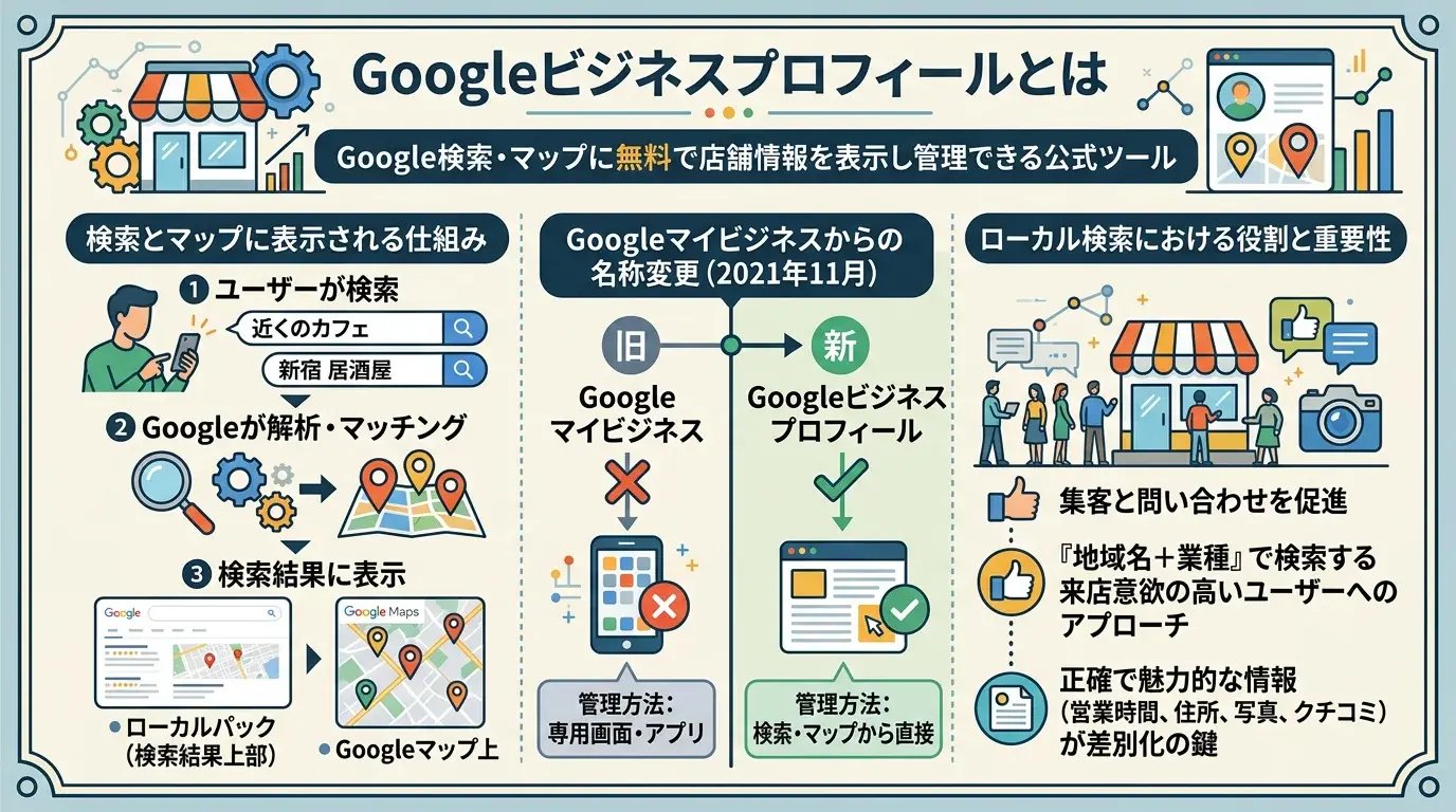 Googleビジネスプロフィールとは