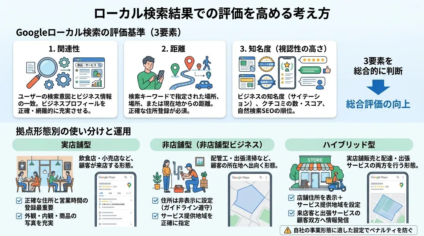 検索結果での評価を高める考え方