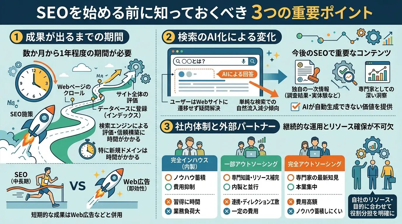 SEOに取り組む前に押さえたい前提
