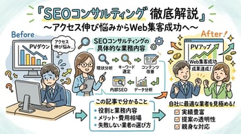 SEOコンサルティングとは？具体的な業務内容と自社に合う業者の見極め方