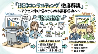 SEOコンサルティングとは？具体的な業務内容と自社に合う業者の見極め方